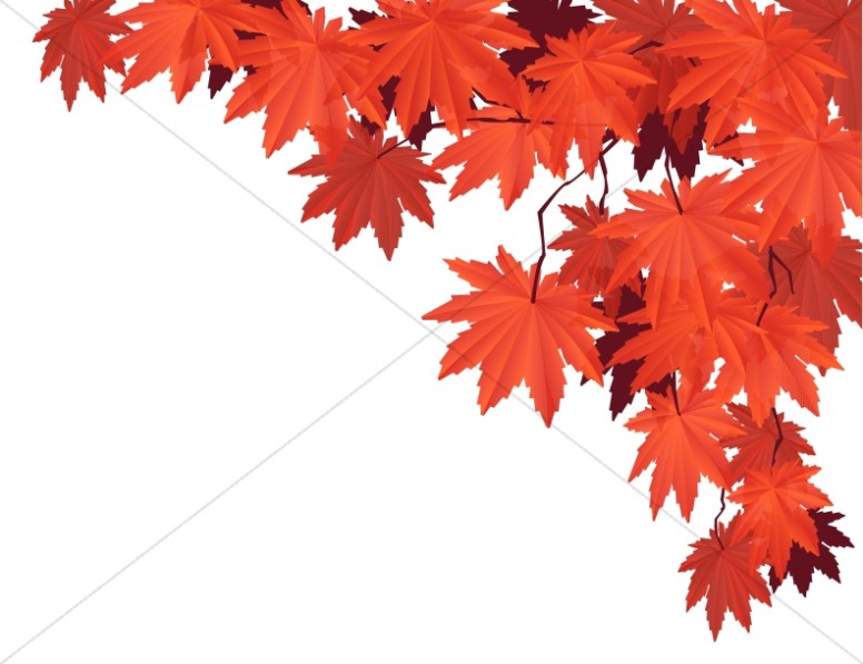 Red Leaves Christian Clipart