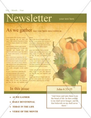 Harvest Of Plenty Church Newletter
