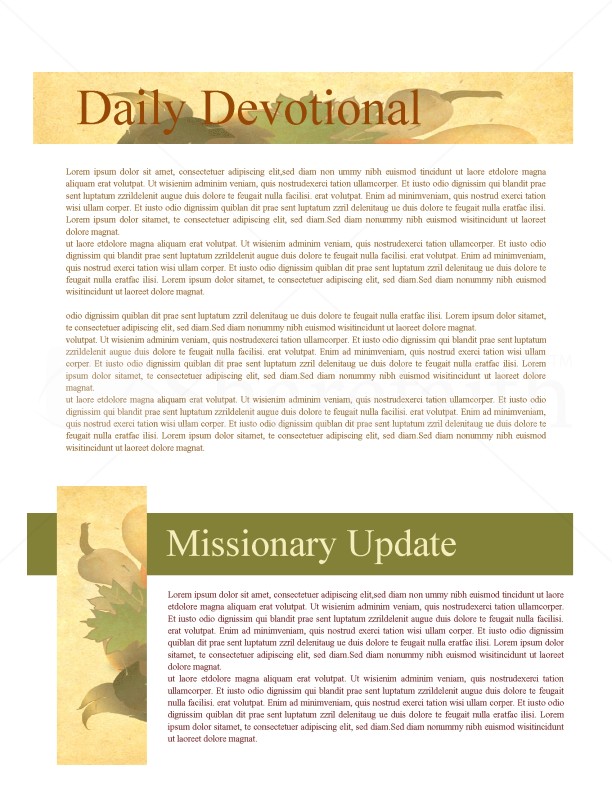 Harvest Of Plenty Church Newletter | page 2