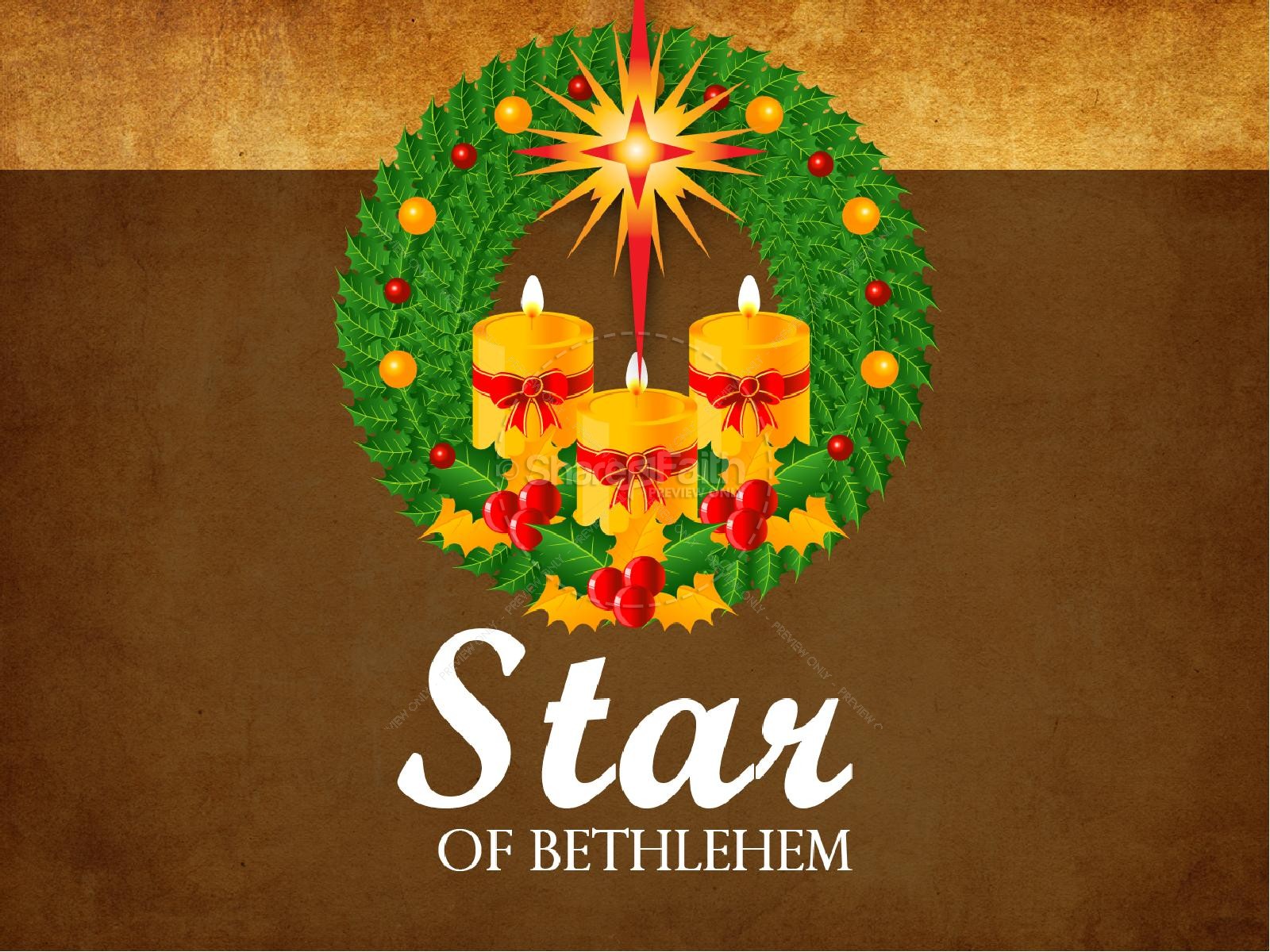 Star Of Bethlehem Christmas PowerPoint