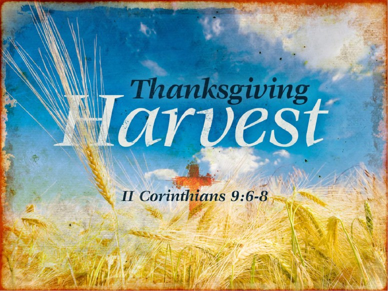 Thanksgiving Harvest Sermon PowerPoint