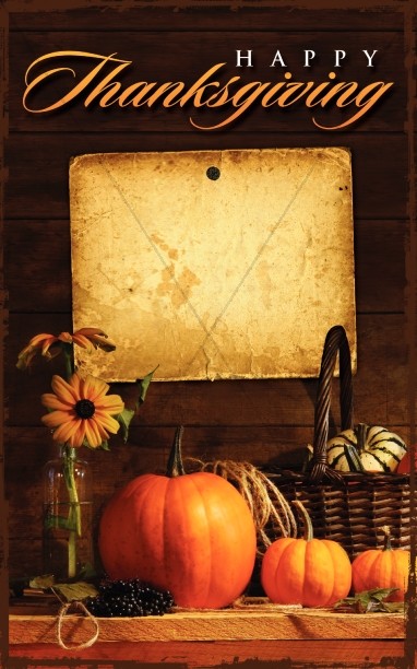 Thanksgiving Art Bulletin Cover