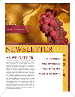 Thanksgiving Joy Newsletter
