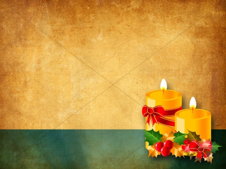 Candles of Christmas Worship Background