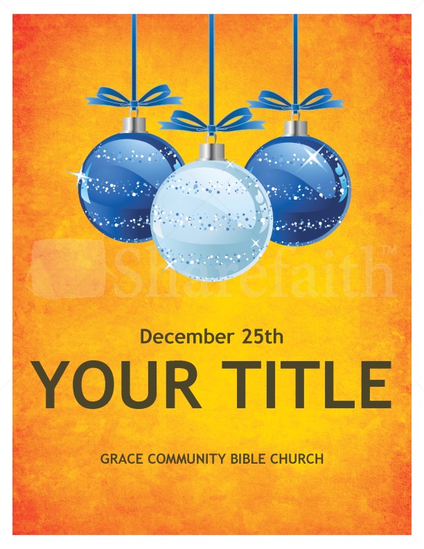 Christmas Church Flyer Thumbnail Showcase