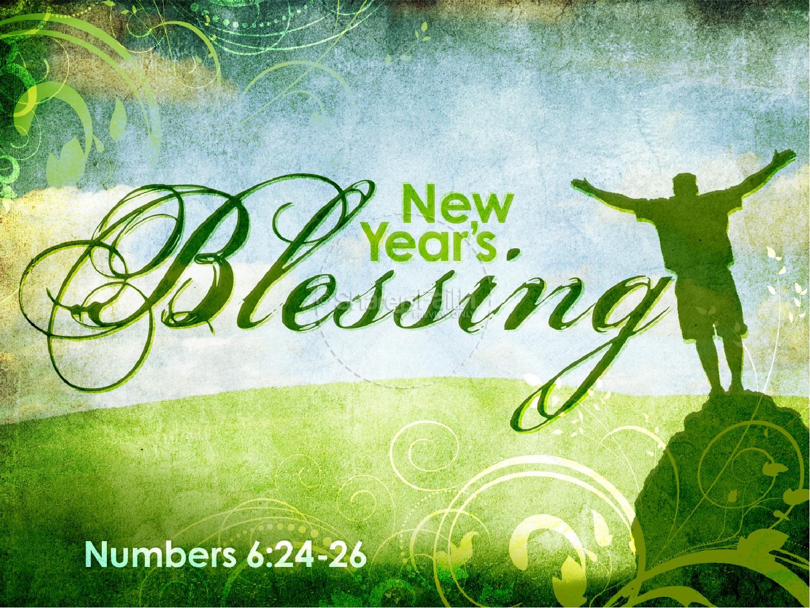 New Years Blessing PowerPoint Sermon Thumbnail 1