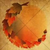 Cascading Circle of Leaves Email Image