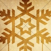 Golden Snowflake Christmas Email Image