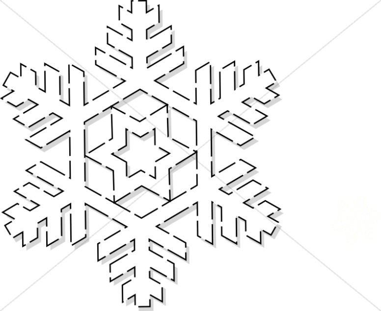 Winter Snowflake Art