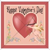 Cupid and Heart Valentines Email Salutation