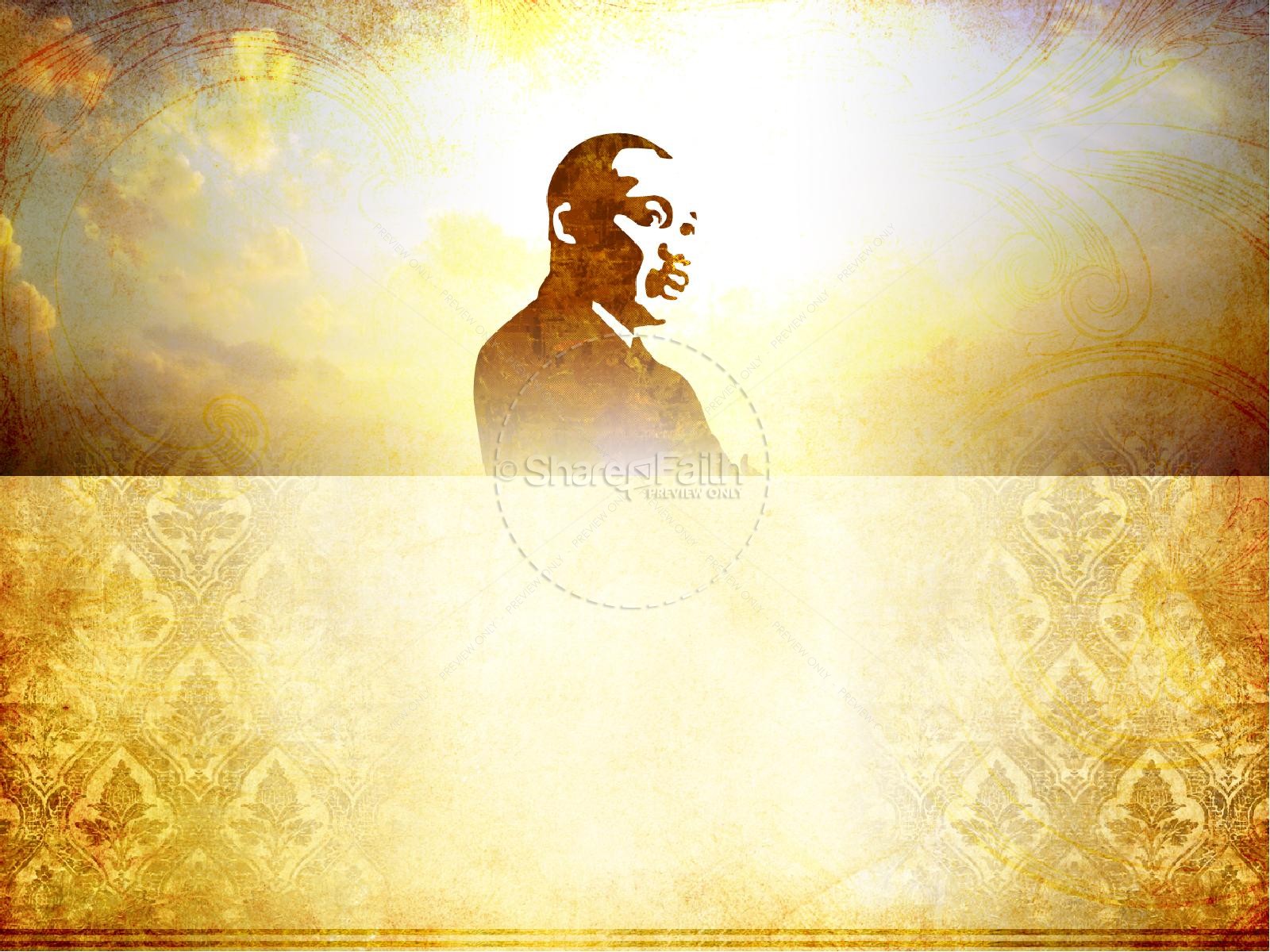 Martin Luther King PowerPoint Template Thumbnail 2