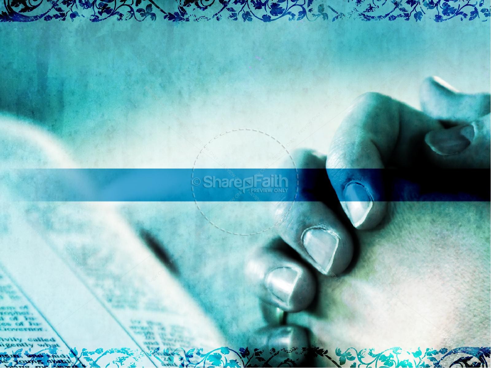 Prayer Without Ceasing PowerPoint Template Thumbnail 3