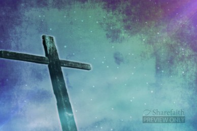 Winter Cross Worship Video Background