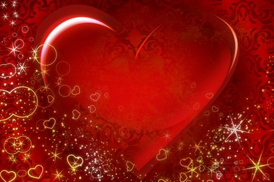 Swirling Hearts Valentines Worship Video Background