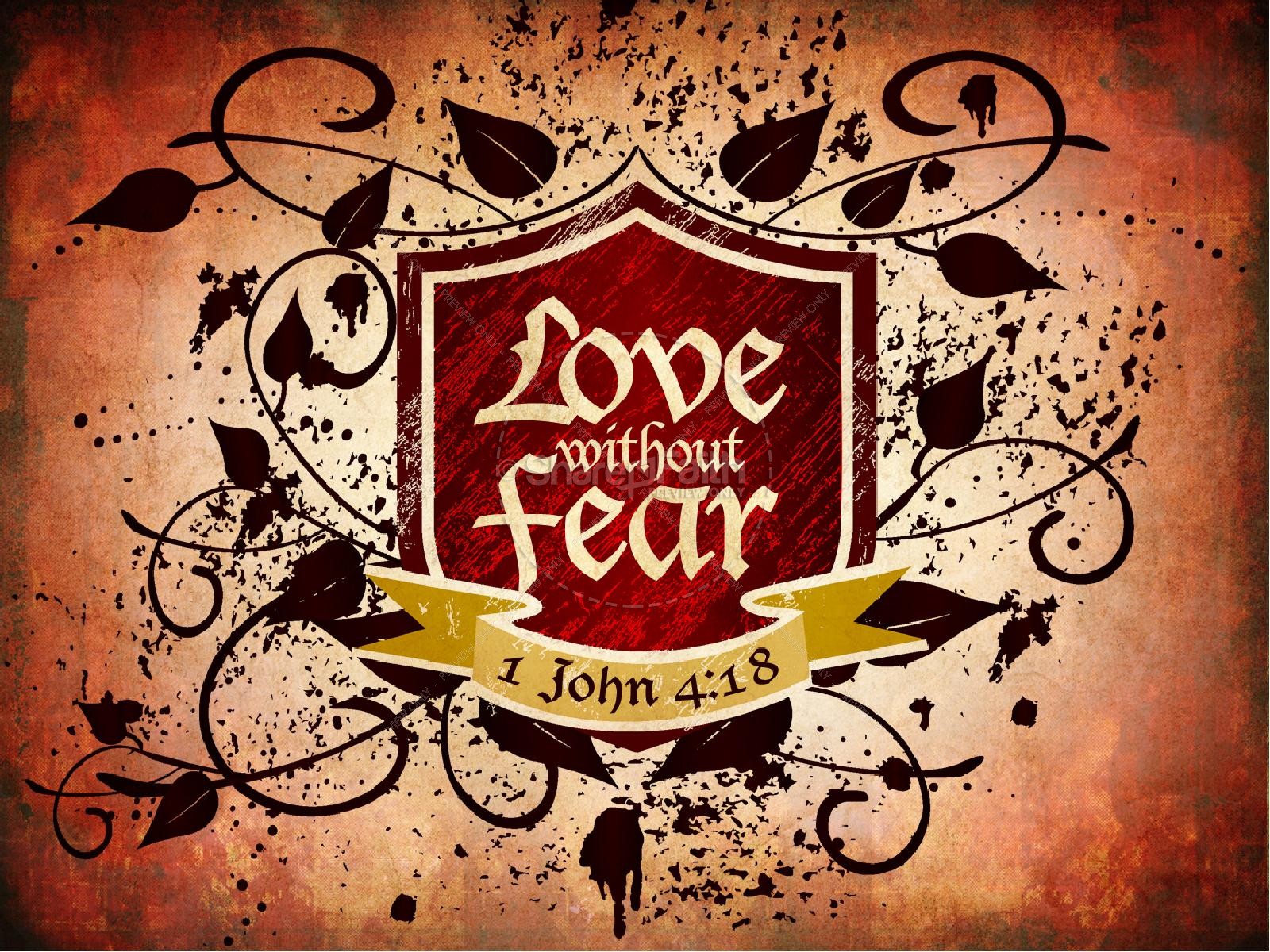 Love without Fear Valentines Day PowerPoint Thumbnail 1