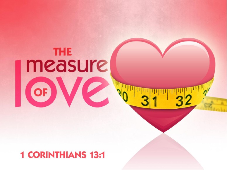 The Measure of Love Valentines Day PowerPoint