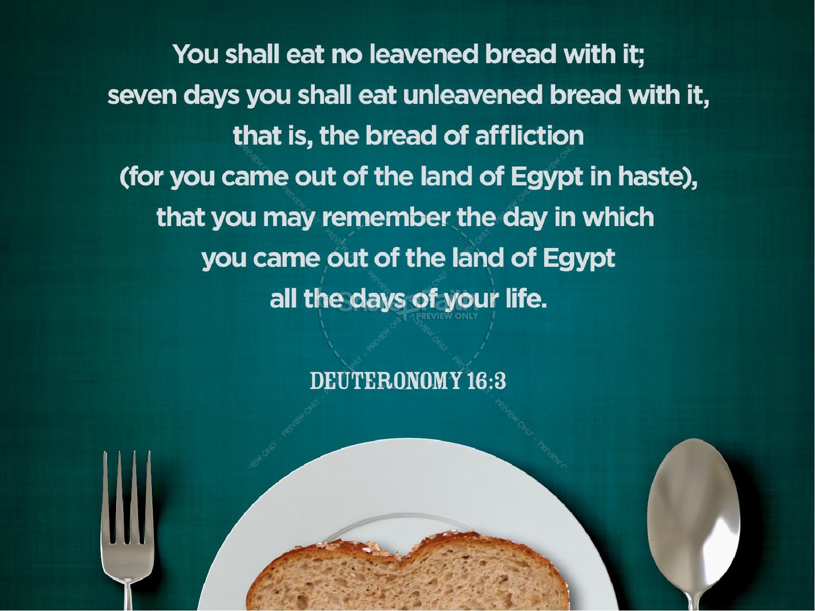Passover Bread Church PowerPoint Thumbnail 4