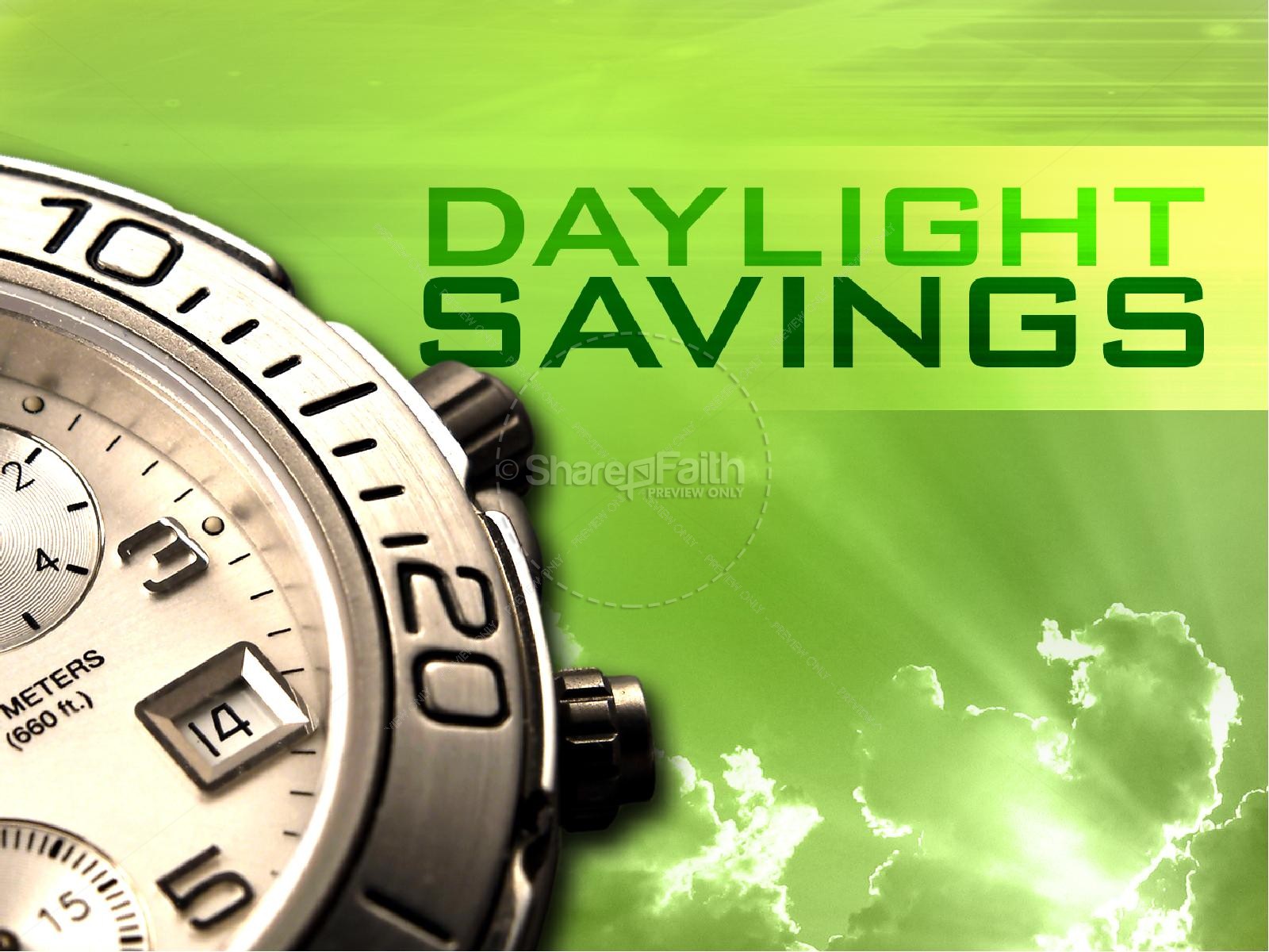 Daylight Savings Reminder PowerPoint Thumbnail 2