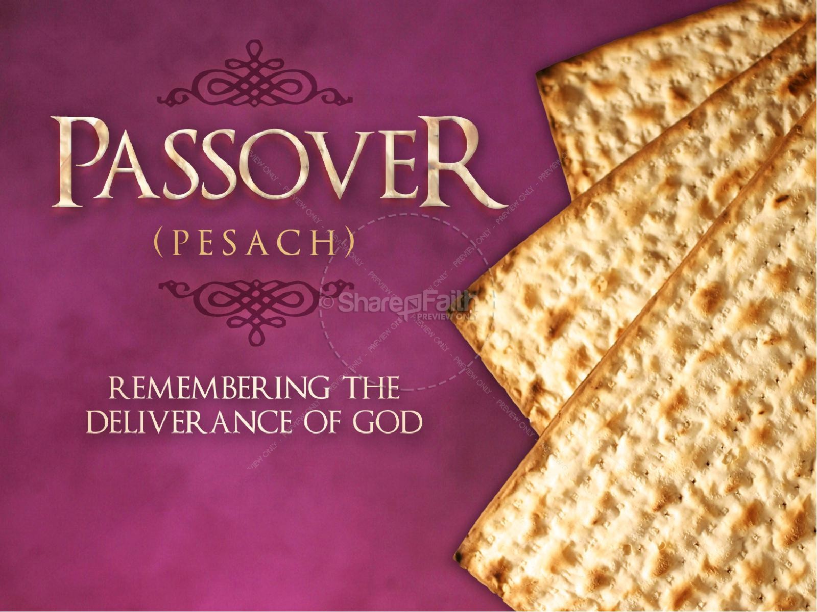 Passover Unleavened Bread PowerPoint