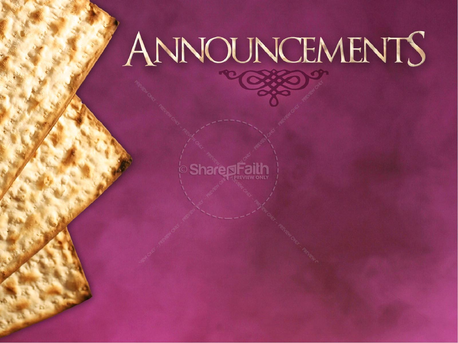 Passover Unleavened Bread PowerPoint Thumbnail 5