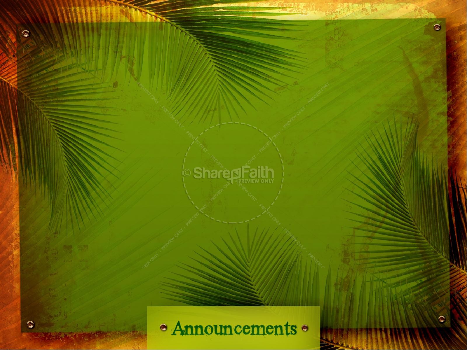 Palm Sunday Easter Passover PowerPoint Thumbnail 6