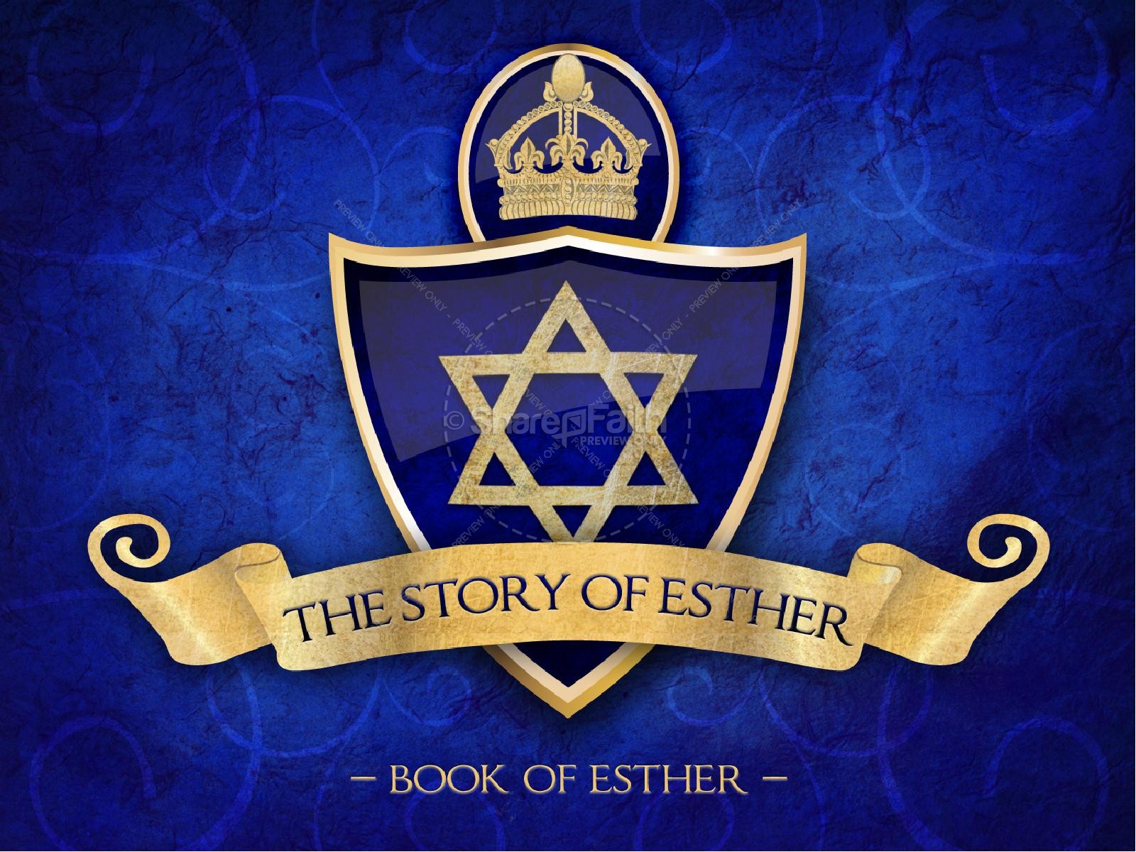 Book of Esther PowerPoint Template