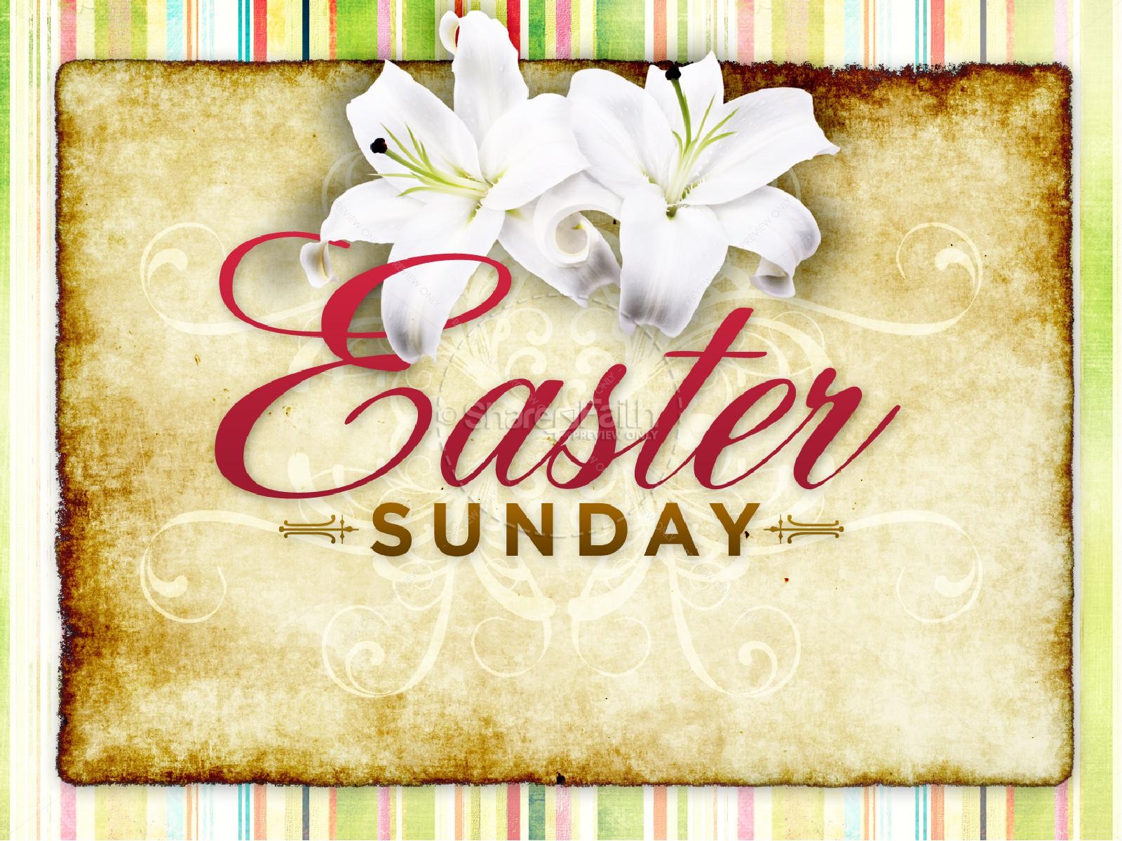Easter Sunday PowerPoint Template Thumbnail 2