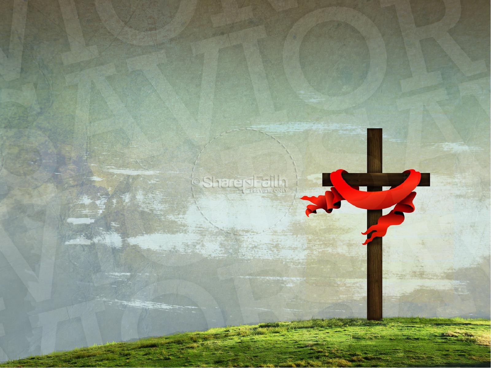Resurrected Savior  PowerPoint Template Thumbnail 4