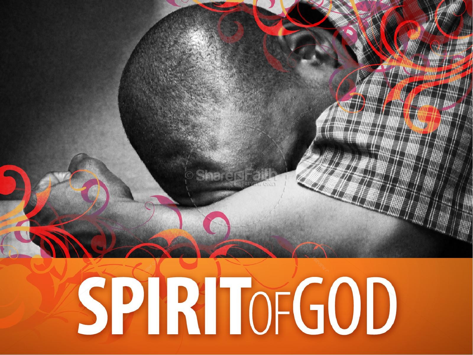 Holy Spirit Baptism PowerPoint Template Thumbnail 2
