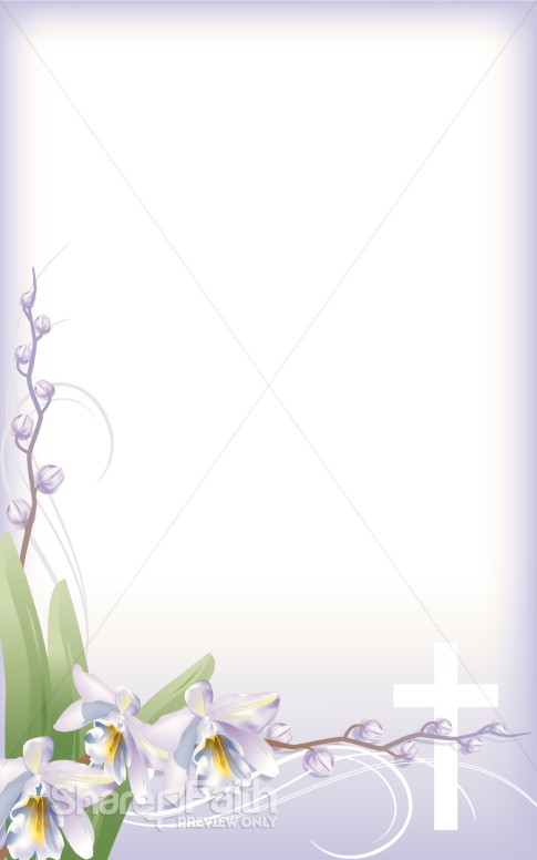 Christian Mothers Day Bulletin Cover | Floral Bulletin Covers