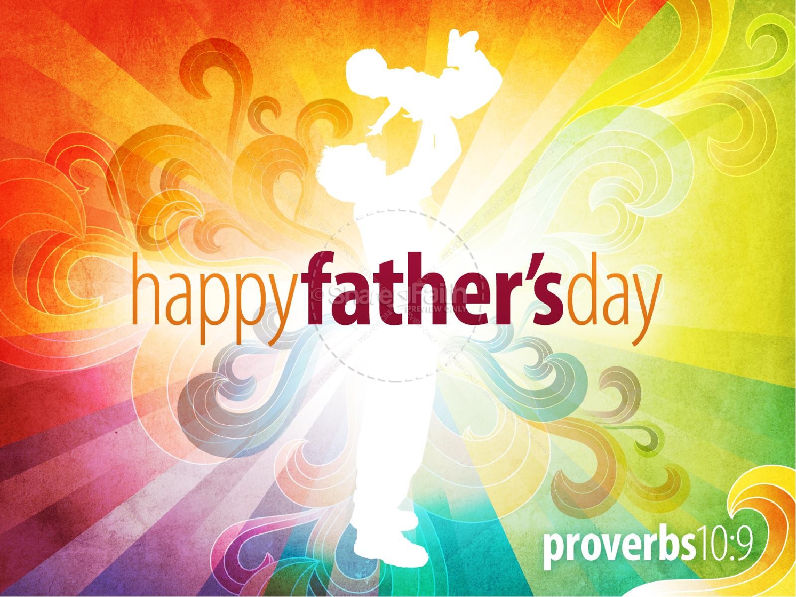 Happy Fathers Day Sermon PowerPoint | slide 1