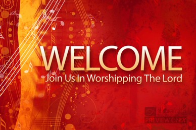 welcome worship graphics