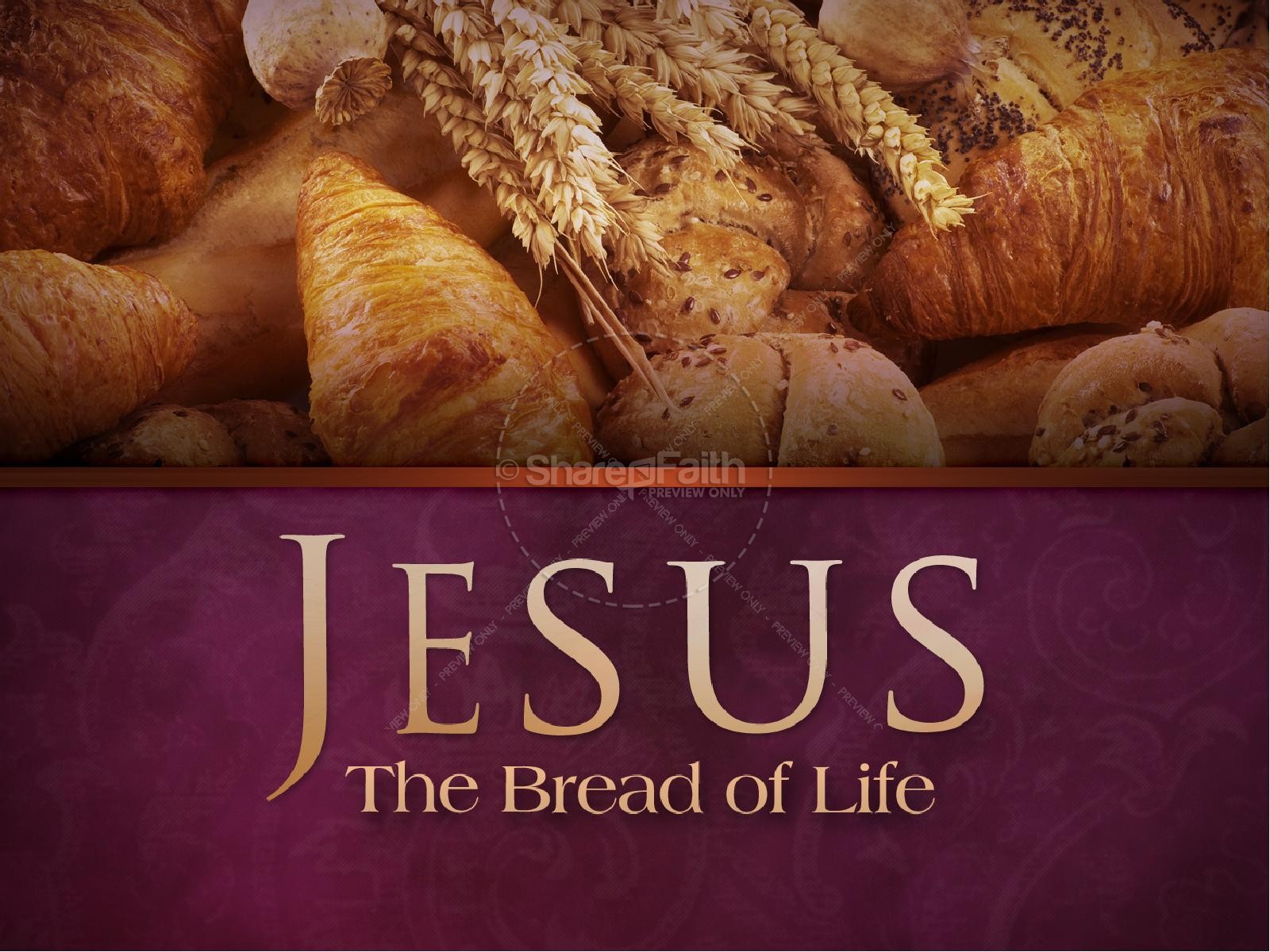 Bread Of Life PowerPoint Template Thumbnail 2