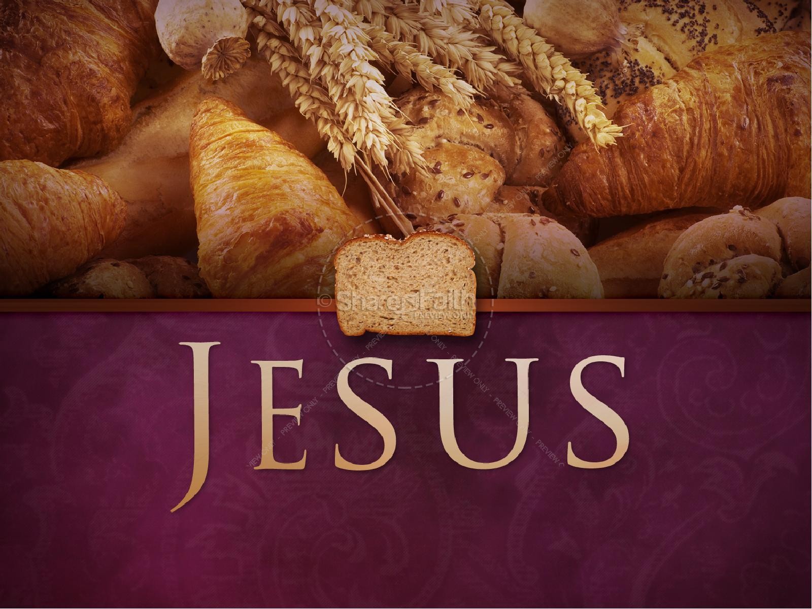Bread Of Life PowerPoint Template Thumbnail 3