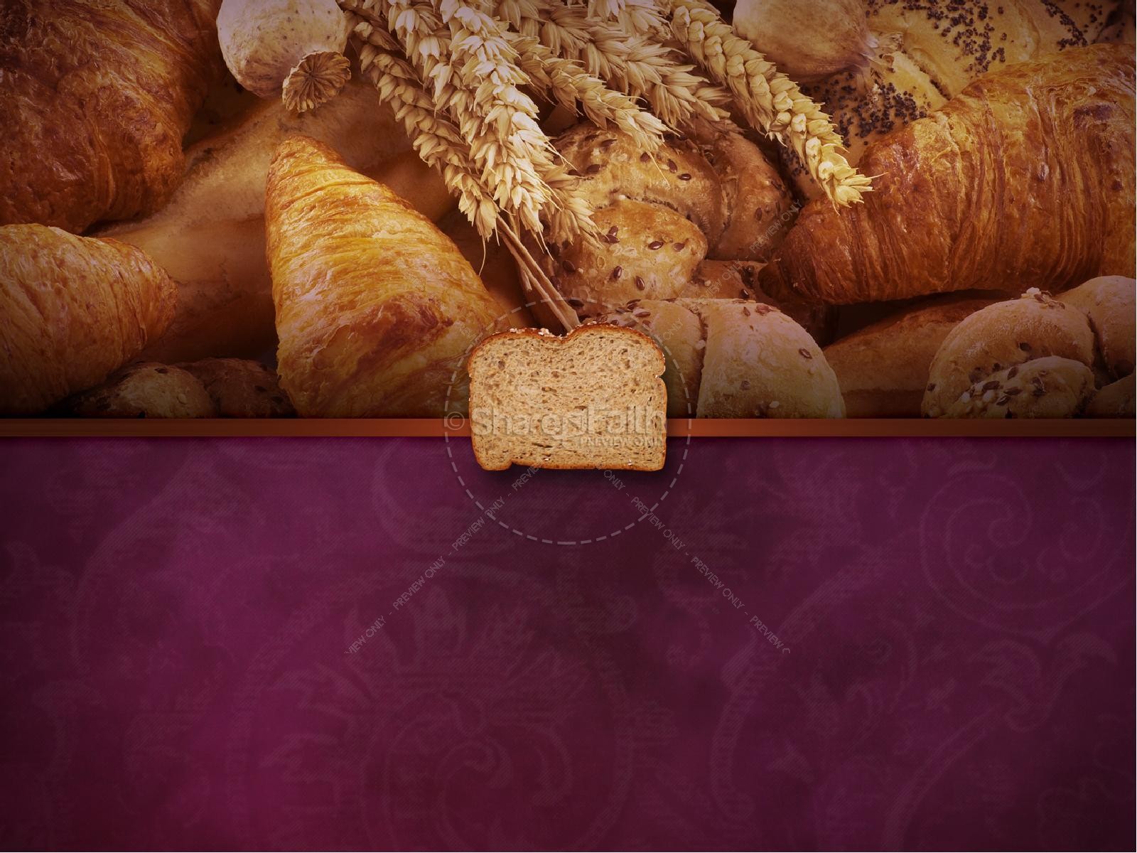 Bread Of Life PowerPoint Template Thumbnail 4