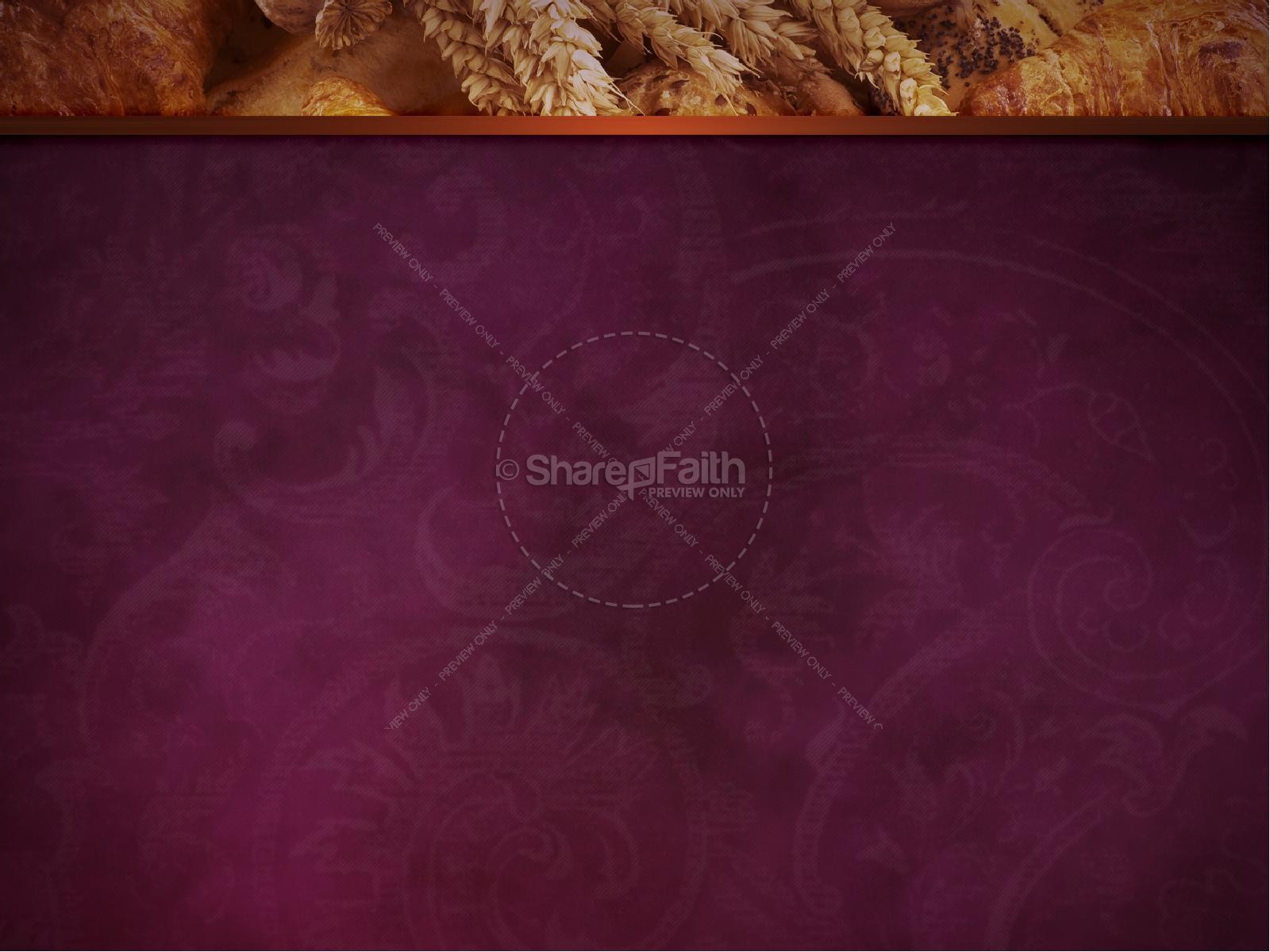 Bread Of Life PowerPoint Template Thumbnail 7