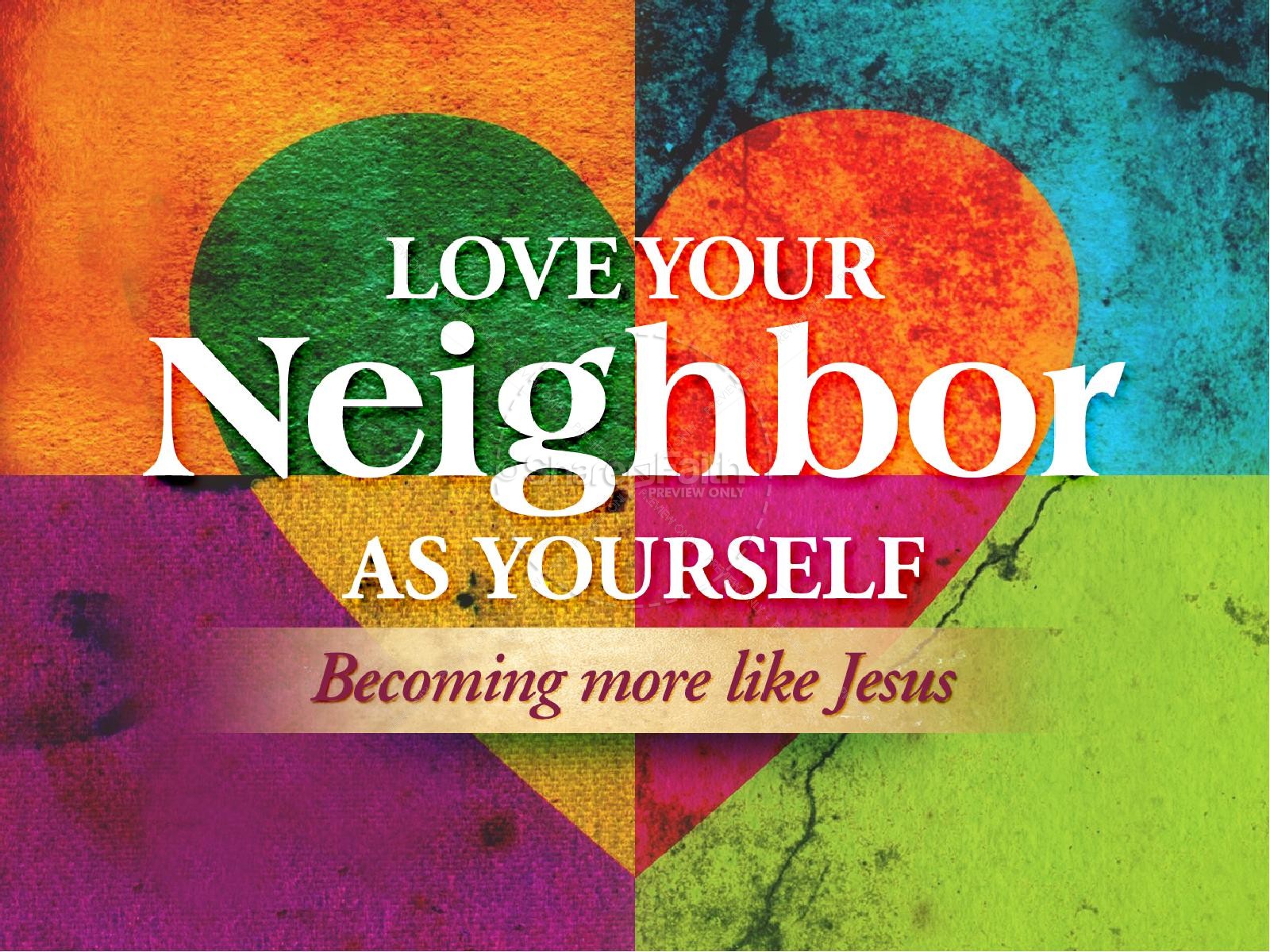 love your neighbor as yourself clipart