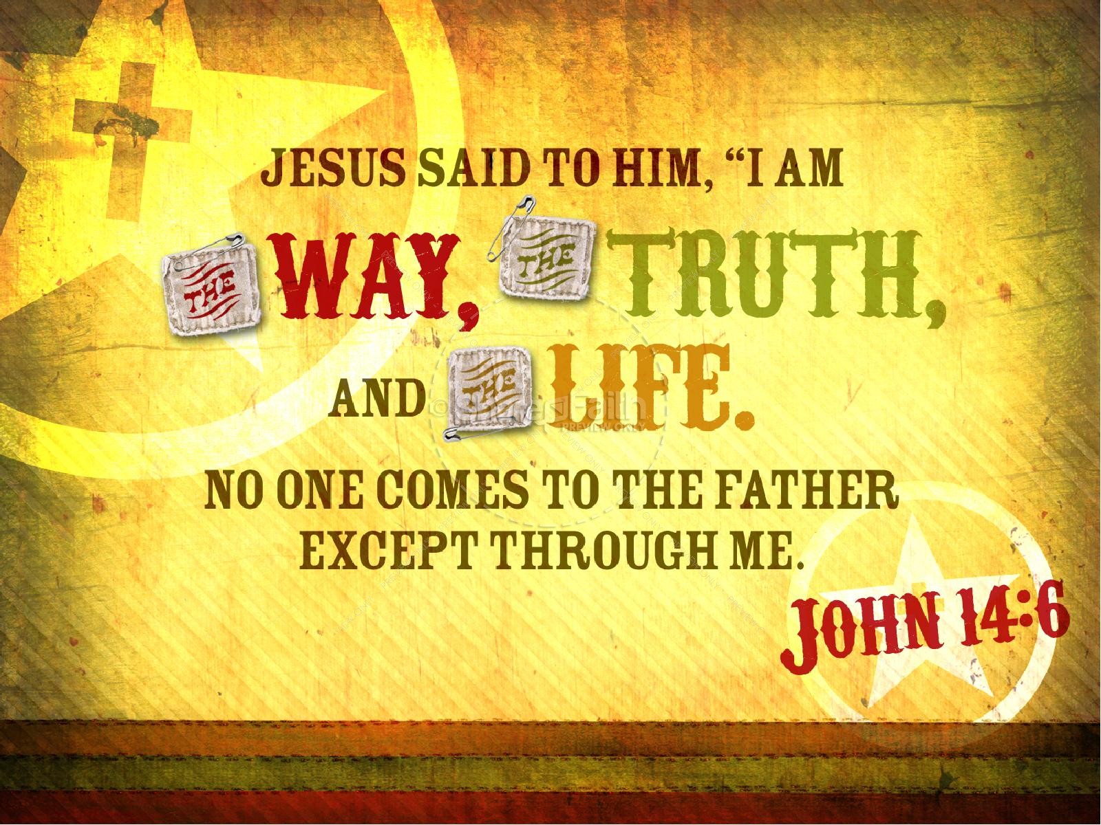 The Way The Truth The Life PowerPoint Sermon Thumbnail 2