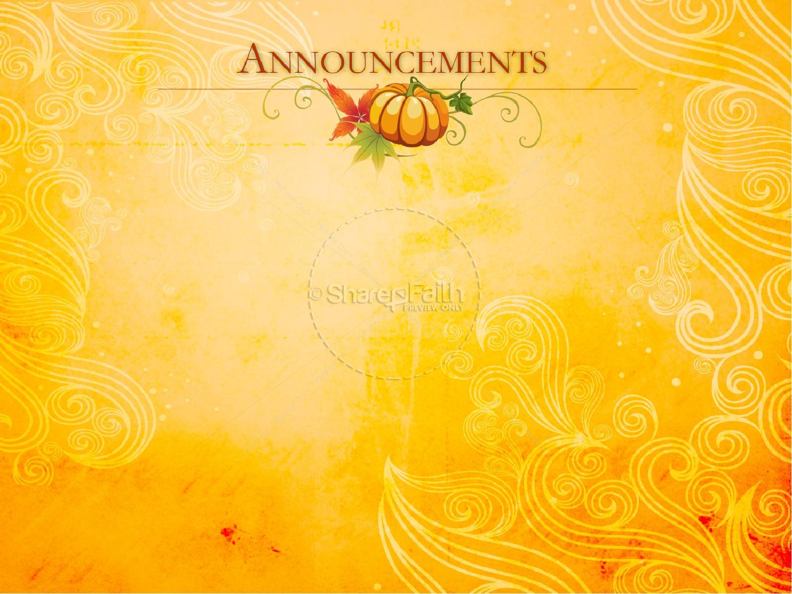 Happy Fall PowerPoint Template Thumbnail 3