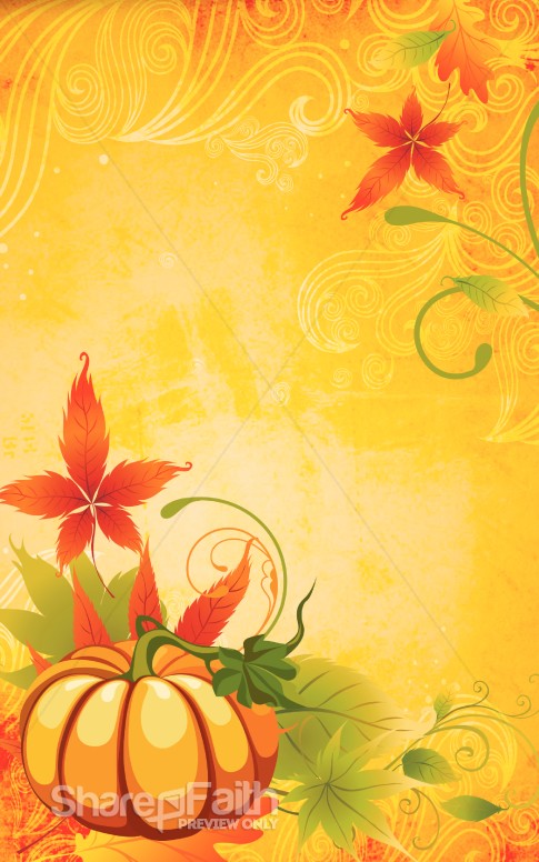 Happy Fall Bulletin Cover | Harvest Fall Church Bulletin Covers