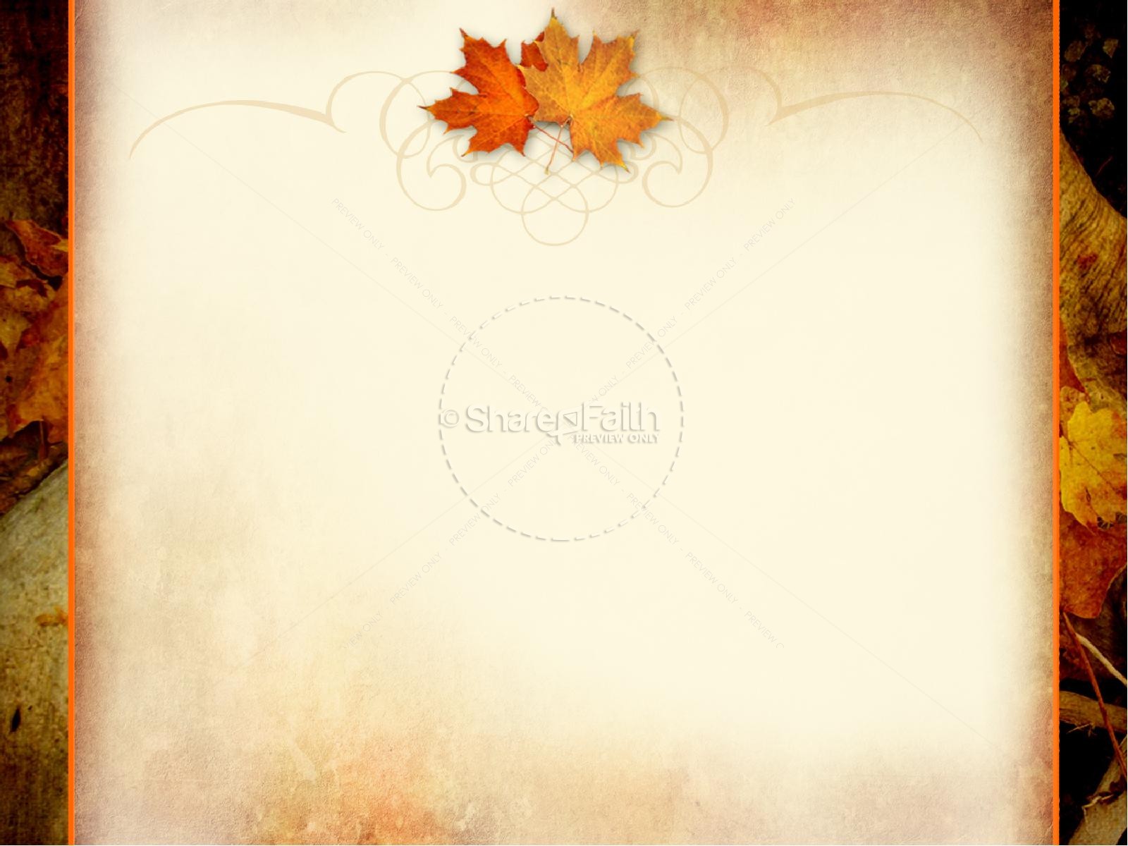 Thanksgiving PowerPoint Template Clover Media