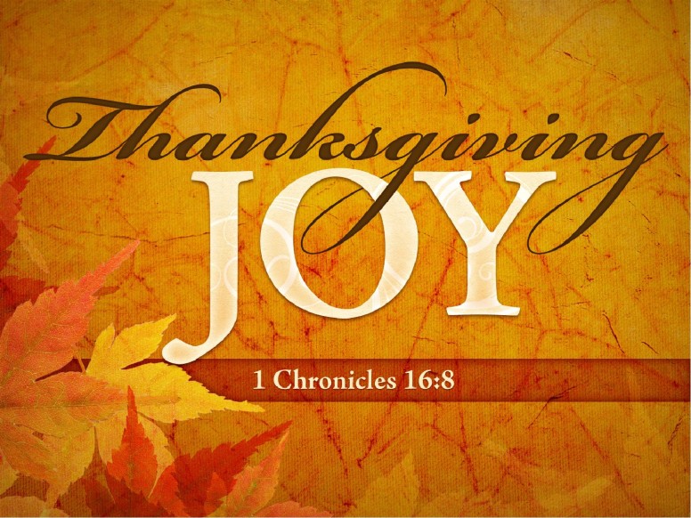Thanksgiving Joy PowerPoint Sermon