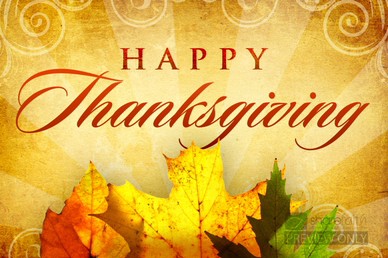 Happy Thanksgiving Leaves Church Video