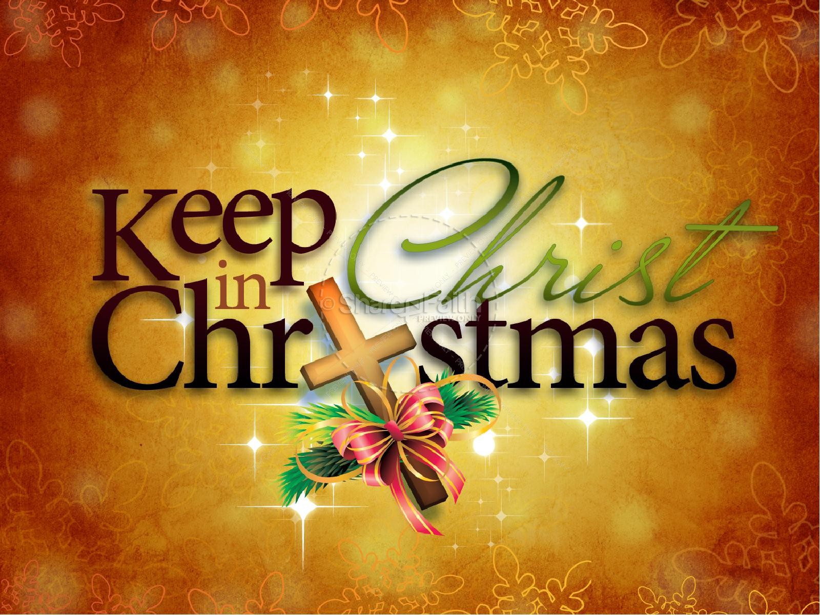 ShareFaith Media » Christ in Christmas PowerPoint Template – ShareFaith Media