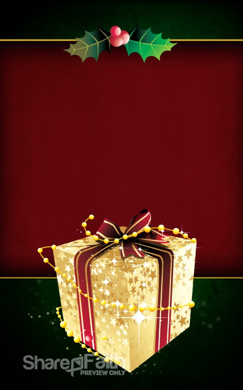 The Christmas Gift Bulletin Cover | Christmas Bulletins