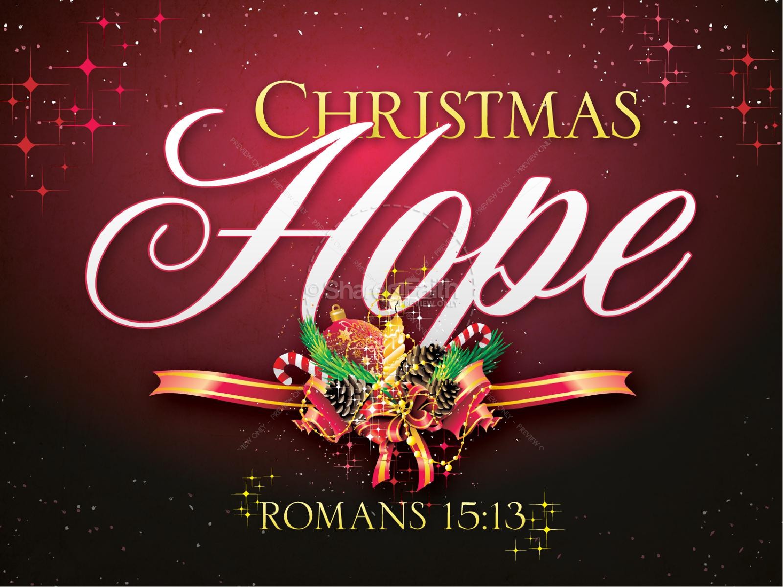 Christmas Hope PowerPoint | slide 1