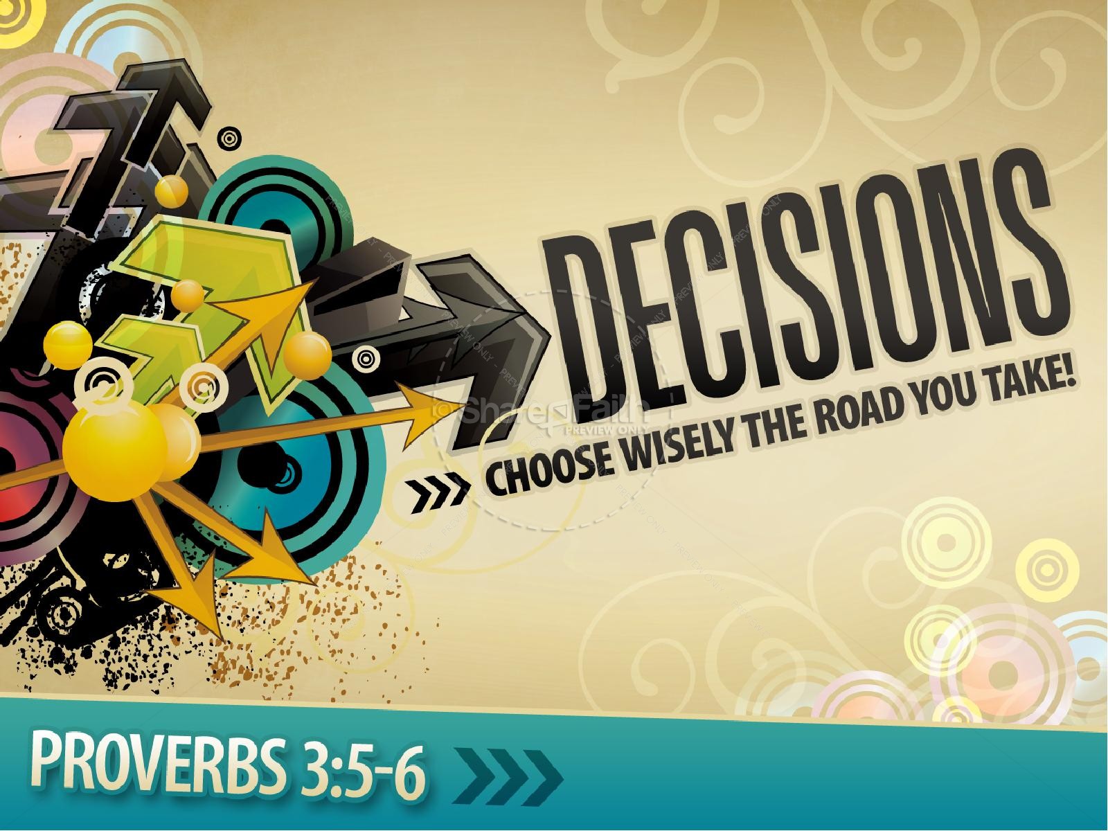 New Year Decisions PowerPoint Thumbnail 1