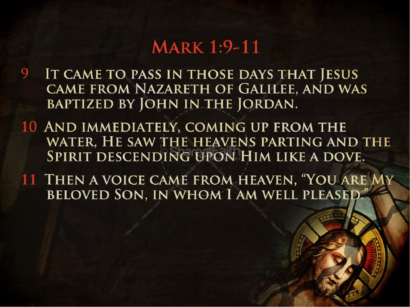 Baptism of the Lord Jesus Church PowerPoint Thumbnail 2