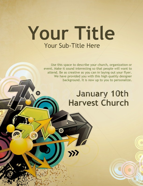 Direction Church Flyer Templates Thumbnail Showcase