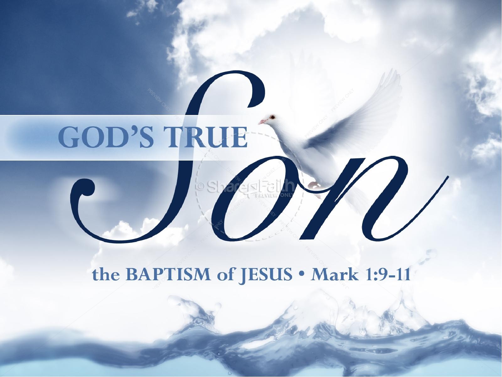 Baptism of the Lord Jesus PowerPoint Slideshow